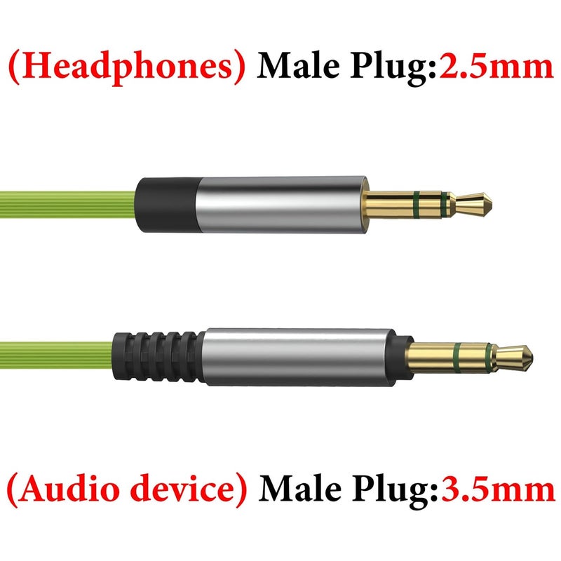جيكريا كابل صوتي QuickFit متوافق مع سماعات Bose 700 ANC، NC 700، QC 45، QuietComfort 35 II، QC 35، QC 25؛ كابل بديل للتوصيل الصوتي بمقاس 2.5 مم إلى 3.5 مم (طول 4 أقدام / 1.2 متر). - Image 3