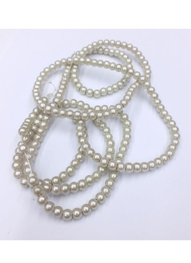 Generic 250-Piece Of Line Glass Beads 0.4cm  - Image 3