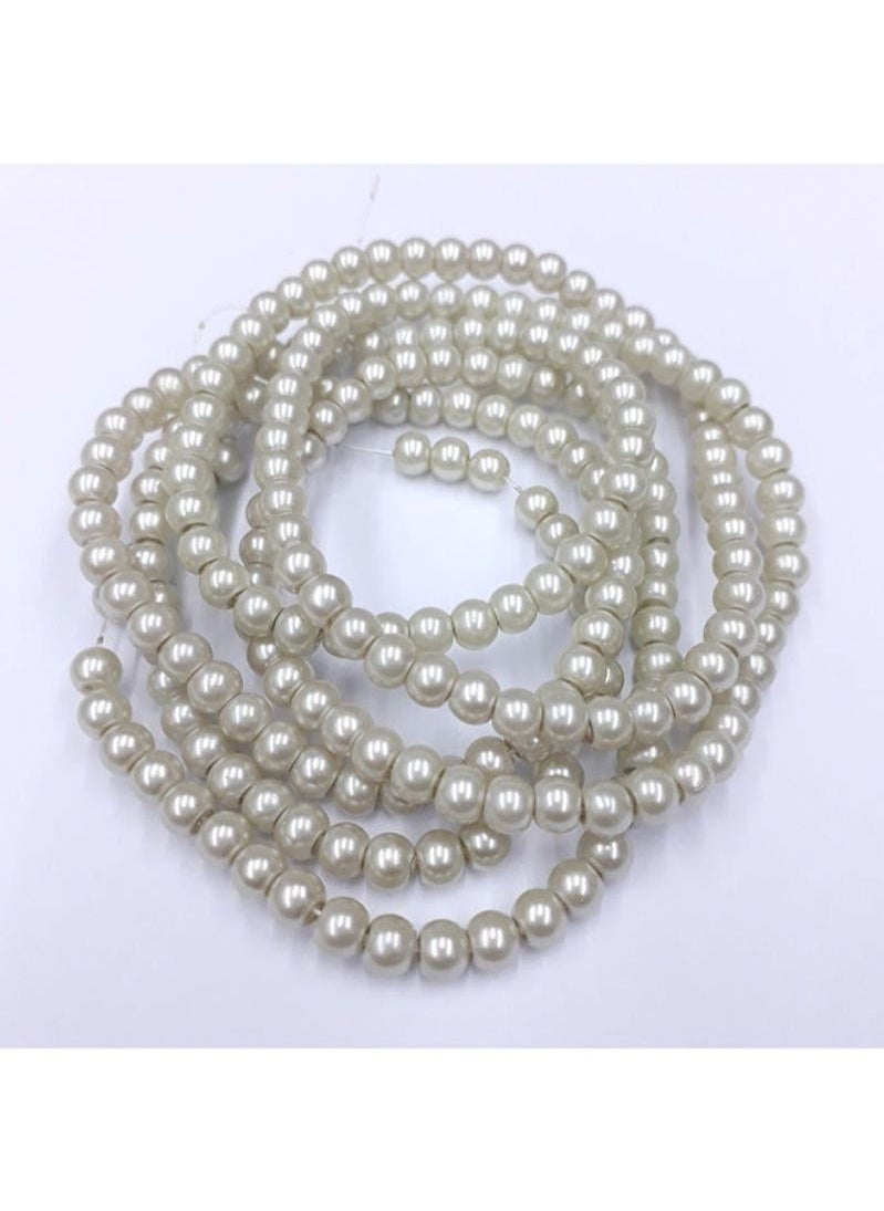 Generic 250-Piece Of Line Glass Beads 0.4cm  - Image 2