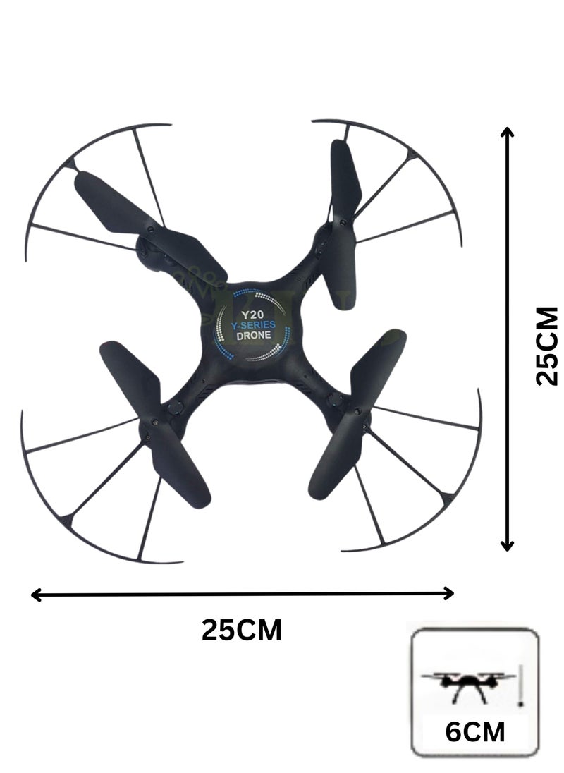 RC Quadcopter with One Key Return, 3D Flips, LED Lights, 6 Axis Gyro, Beginner Drone for Kids and Adults (No Camera)