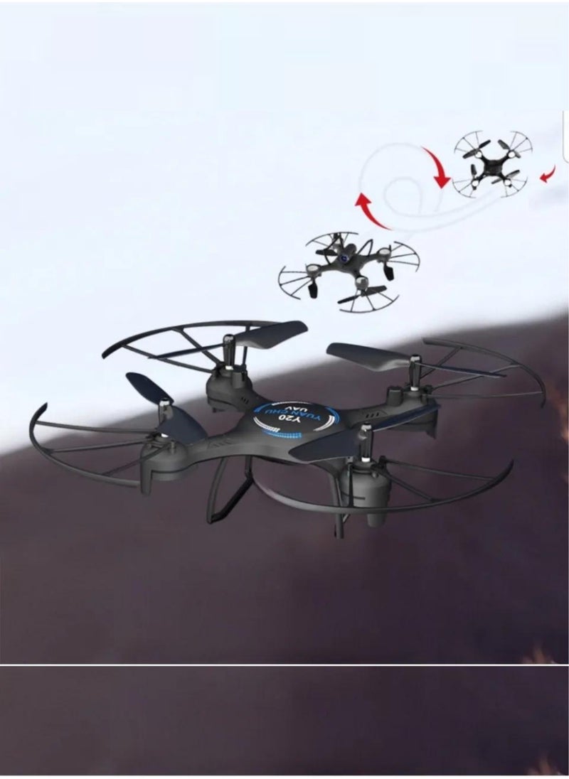 RC Quadcopter with One Key Return, 3D Flips, LED Lights, 6 Axis Gyro, Beginner Drone for Kids and Adults (No Camera)