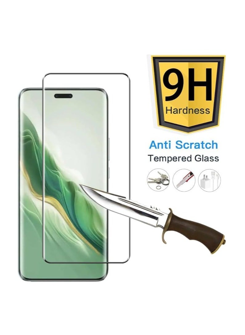 general Honor Magic 6 Pro Tempered Glass Screen Protector, 1 Piece 3D Screen Protector with 1 Piece Camera Protector, 9H Hardness Screen Protector, HD Tempered Glass Screen Protector - Image 5