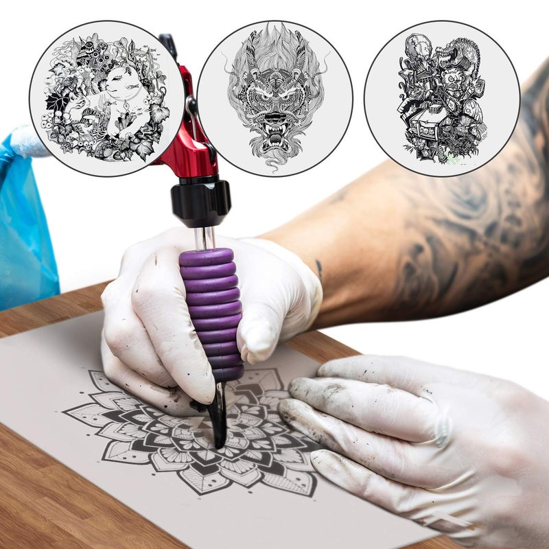 Aravli Plain Tattoo Practice Skin for Tattoo Supplies Beginners and Experienced Tattoo Artists Silicone Type 8x6 Practice Tattoo Skin Sheet for Makeup Practice - Image 3