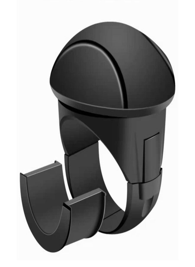 Steering Wheel Assist Ball Aid Handle Universal Auxiliary Steering Wheel Turning Helper for Cars Trucks Black - Image 4