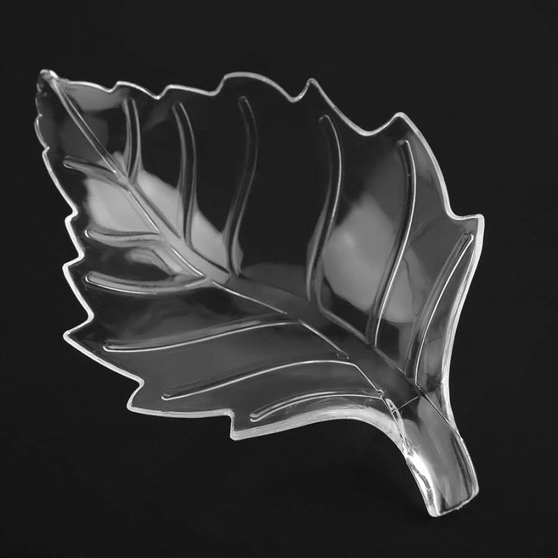Large Acrylic Aquarium Shrimp Feeder Dish Leaf Shaped Food Bowl For Fish Reptile Pets - Image 2