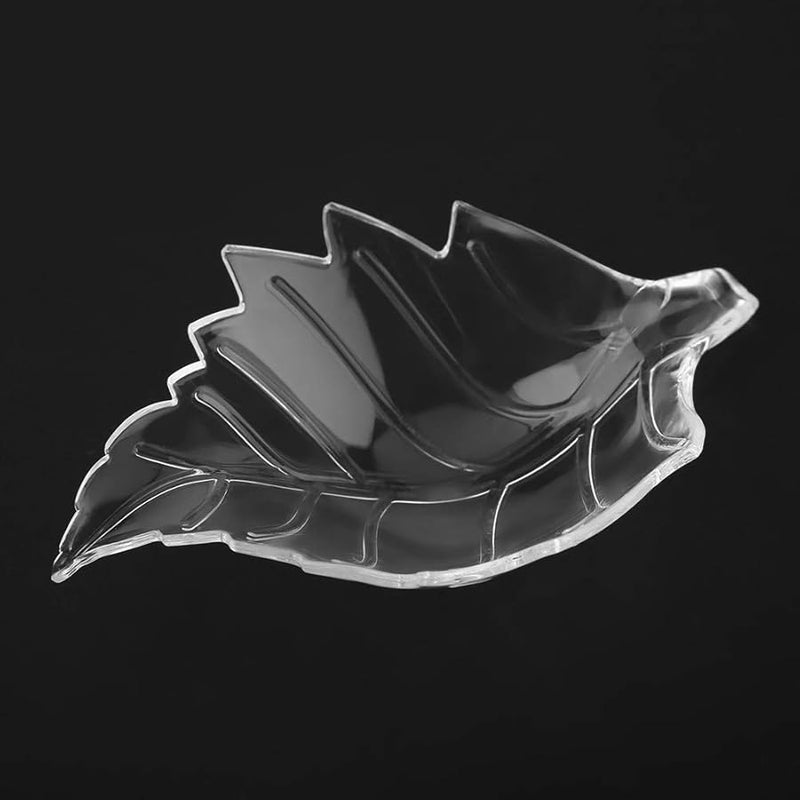 Large Acrylic Aquarium Shrimp Feeder Dish Leaf Shaped Food Bowl For Fish Reptile Pets - Image 3