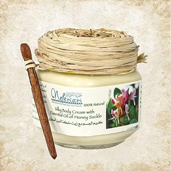 Nefertari Body cream with essential oil of honey suckle