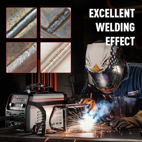 ANDELI 135Amp MIG Welder 110V Portable Gasless Welder Flux MIG/Lift Tig/Stick 3-in-1 Multiprocess Welder LED Digital Display Welding Machine IGBT Inverter Welder - Image 3