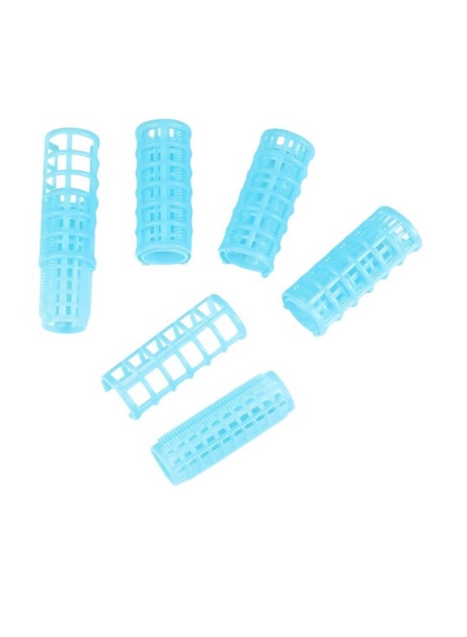 6 Piece Professional Hair Curler & Roller - Blue - Image 2