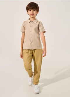 Styli Striped Short Sleeve Shirt  - Image 2