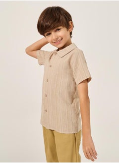 Styli Striped Short Sleeve Shirt  - Image 3