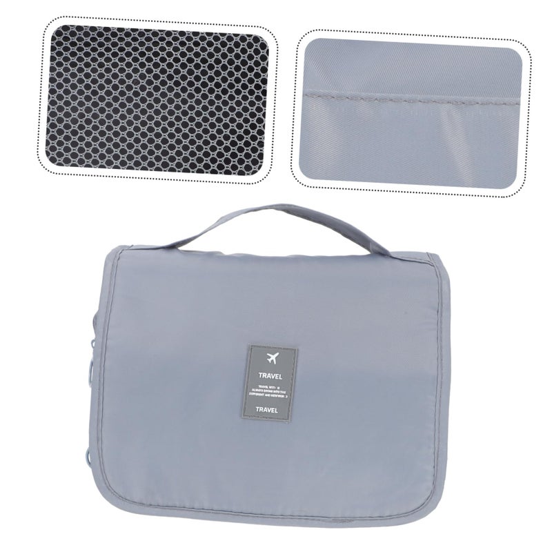 Large Capacity Hanging Travel Toiletry Bag Portable Cosmetic Organizer With Hook - Image 3