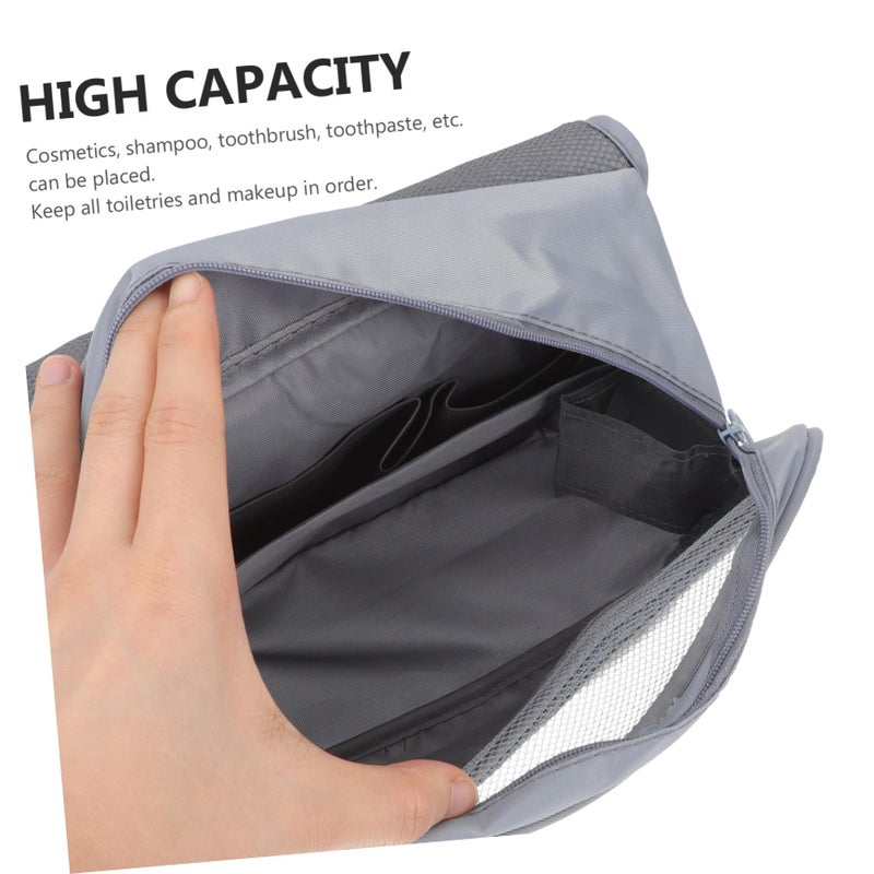 Large Capacity Hanging Travel Toiletry Bag Portable Cosmetic Organizer With Hook - Image 5