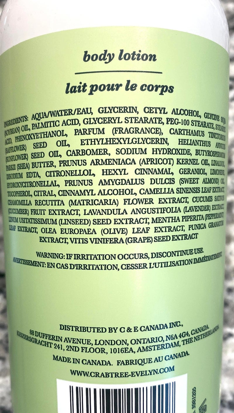 Crabtree & Evelyn Lily Body Lotion 16.9 oz