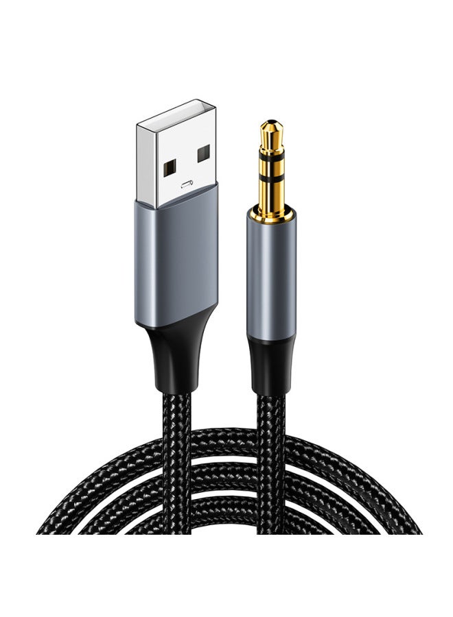 USB To 3.5mm Audio Cable Computer Connection Headset Speaker Cable Sound Card Accompaniment AUX Adapter-Colour:-Length:2m - Image 5