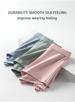 DUNISO 4 Pack Men's Briefs Set Men's Cotton Boxers Short Briefs Underwear Breathable and Soft Underpants with High Elastic Waistband  - Image 3