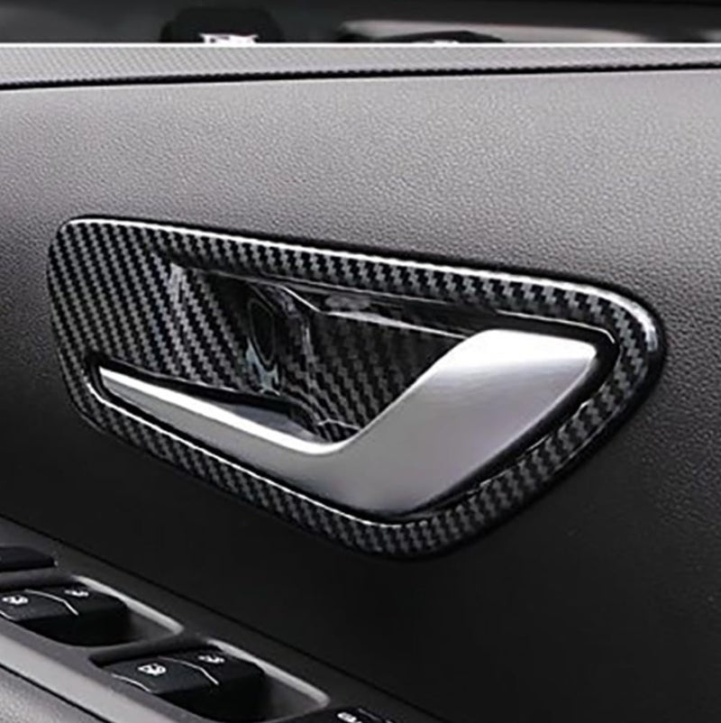 ERIDANUS Auto Accessories Fit for Hyundai Tucson 2023 2022 Interior Door Bowl Cover Trim (Carbon Fiber Style) ABS 4 PCS - Image 3