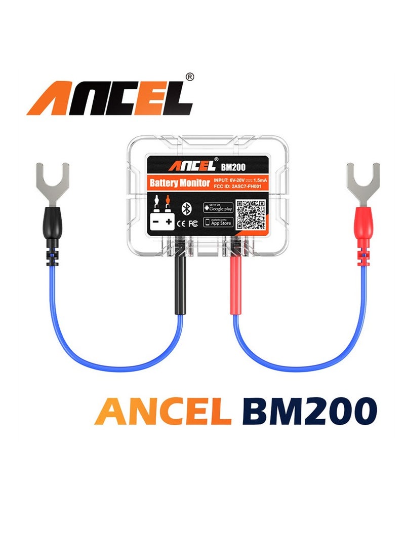 Ancel BM200 12V Battery Monitor Wireless Bluetooth Car Battery Health APP Monitoring Battery Tester Tools For Android IOS - Image 1