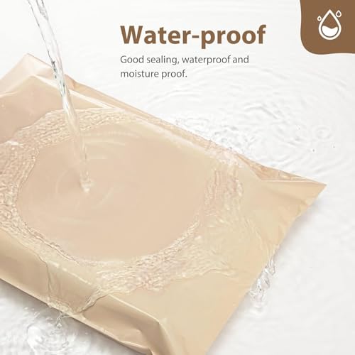 SECUREMENT Eco-Friendly Compostable Courier Bags/Packing Bags/Envelopes, Starch-Based Polymers, 50-55 Microns, Waterproof,CPCB Licensed (8x10, 50) - Image 3