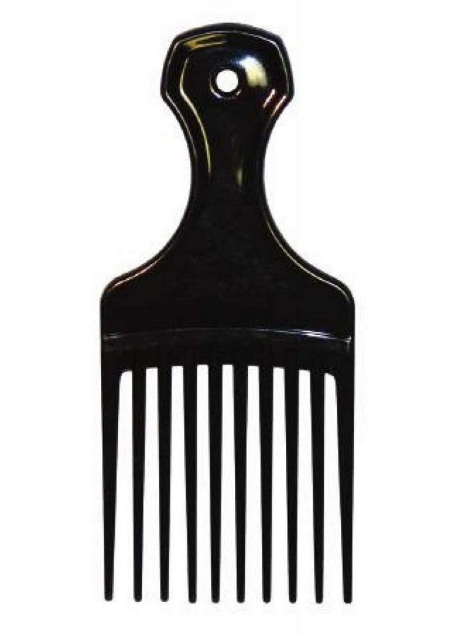 Comfort Axis مشط بلاستيكي صغير ومشط شعر 3 عبوات باللون الأسود - Image 5