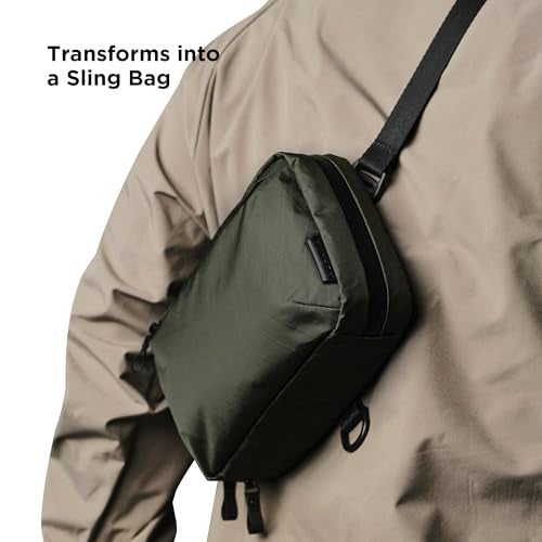ALPAKA Elements Tech Case - Travel Organizer Pouch for Electronics, Cables, EDC with Weatherproof Fabrics, YKK Zippers (Dark Green VX21) - Image 4
