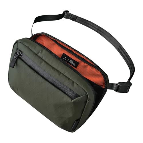 ALPAKA Elements Tech Case - Travel Organizer Pouch for Electronics, Cables, EDC with Weatherproof Fabrics, YKK Zippers (Dark Green VX21) - Image 1