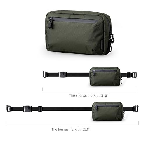 ALPAKA Elements Tech Case - Travel Organizer Pouch for Electronics, Cables, EDC with Weatherproof Fabrics, YKK Zippers (Dark Green VX21) - Image 3