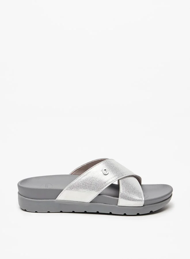 Le Confort Women's Cross Strap Slip-On Flatform Sandals