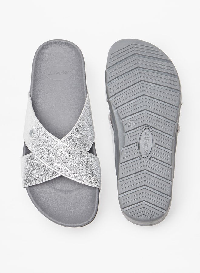 Le Confort Women's Cross Strap Slip-On Flatform Sandals  - Image 4