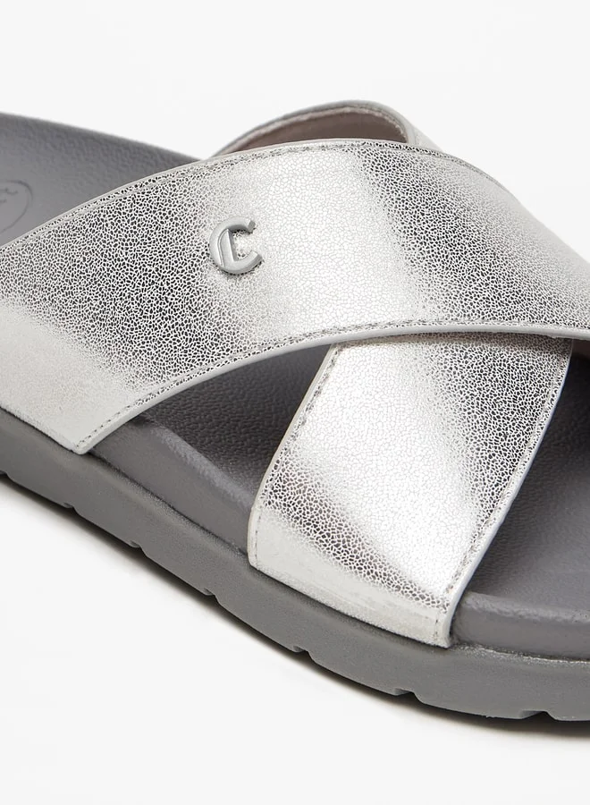 Le Confort Women's Cross Strap Slip-On Flatform Sandals