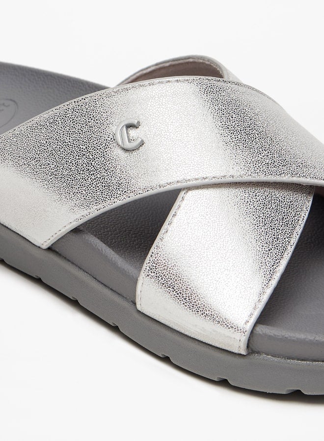 Le Confort Women's Cross Strap Slip-On Flatform Sandals  - Image 5
