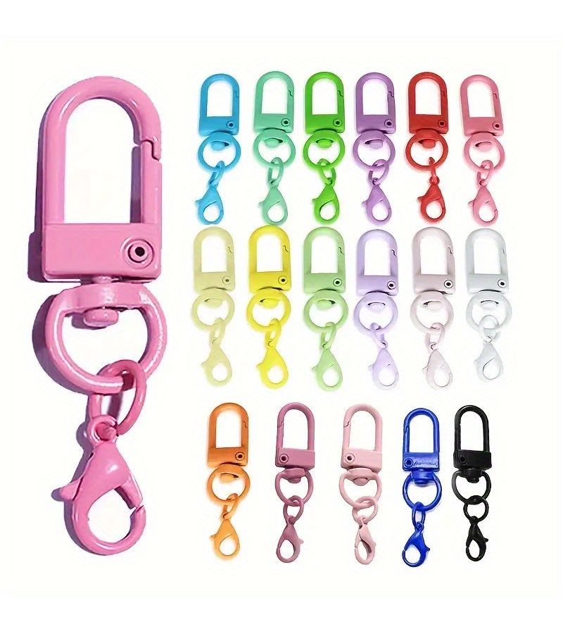 13Pcs Multicolor Heavy Duty Lobster Clasp Swivel Hook Safety Buckle For Keychains Jewelry Making Bag Decoration - Image 4