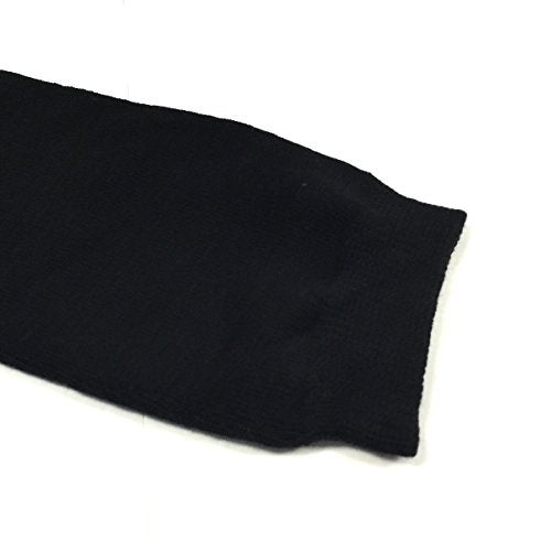 Bowbear 3 Pair Baby and Toddler Leg Warmers, Blue and Black Stripes - Image 3
