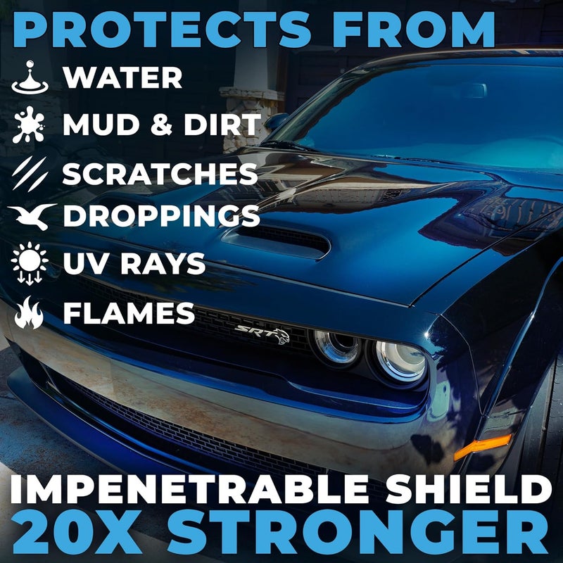 Flowgenix ™ Waterless Car Wash Spray - Grand Finale - Motorcycle Cleaner & Car Wax Spray Polish (8 oz) - Ceramic Coating - Incl. 2 Microfiber Towels - Quick Detailer Spray (2-Pack) - Image 4