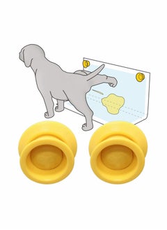 Pee Pad Holder for Dogs, 2 Pack Potty Training Leg-Lifting Dogs & Marking in the House Any Size Puppy Pads, Magnet Easy Stick Release, Better Than Tray with Walls