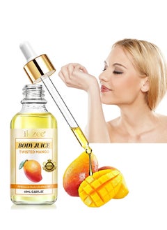 IKZEE 60ml Body Juice Oil Twisted Mango Hand Crafted Body Oil Nourishing Hydrating and Moisturizing for All Skin Types with Natural Oils Pure Natural Essence Body Juice Oil  - Image 2