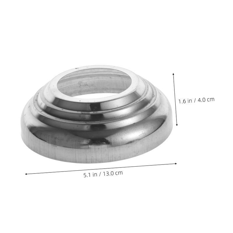 2 Pcs Stainless Steel Garden Gazing Globe Stand Weather Resistant Easy Install - Image 3