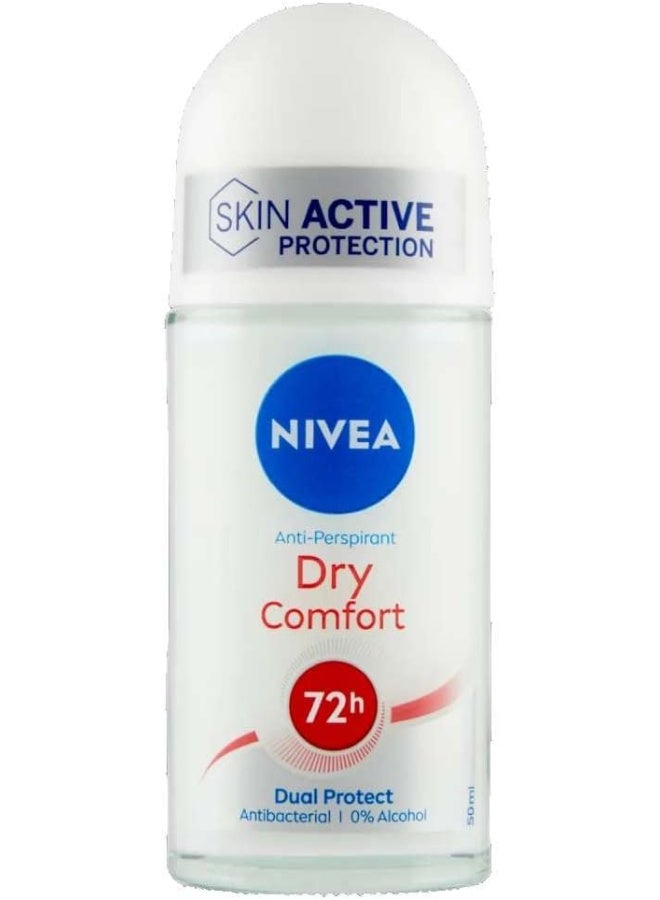 Nivea Dry Comfort Roll On 50Ml - Image 1