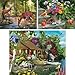 Bits and Pieces Value Set of Three 3 200 Piece Jigsaw Puzzles for Seniors Lettered Large Piece 200 pc Nature Jigsaws Bundle 15 x 19 Each - Image 4