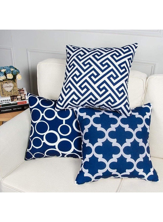 WALALLA Pack of 6 Throw Pillow Covers for Couch Modern Decorative Geometric Patterns 45x45CM - Image 3