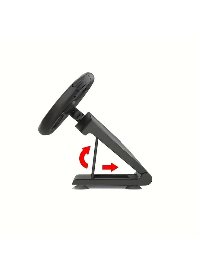 مجموعة مقابض عجلة السباق المناسبة لوحدات تحكم Switch OLED باللون الأسود والبرتقالي والأزرق مع حامل ثلاثي الأرجل قابل للدوران مضمن - Image 5