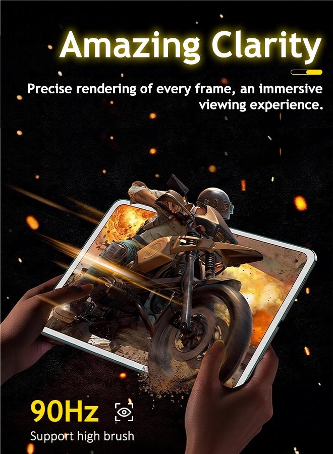 وايكيل واقي شاشة زجاجي مقوى مقاوم للخدش والسقوط لجهاز Honor Pad X8a مقاس 11 بوصة 2024 قطعتين حماية يومية للاستخدام المنزلي والخارجي - Image 2