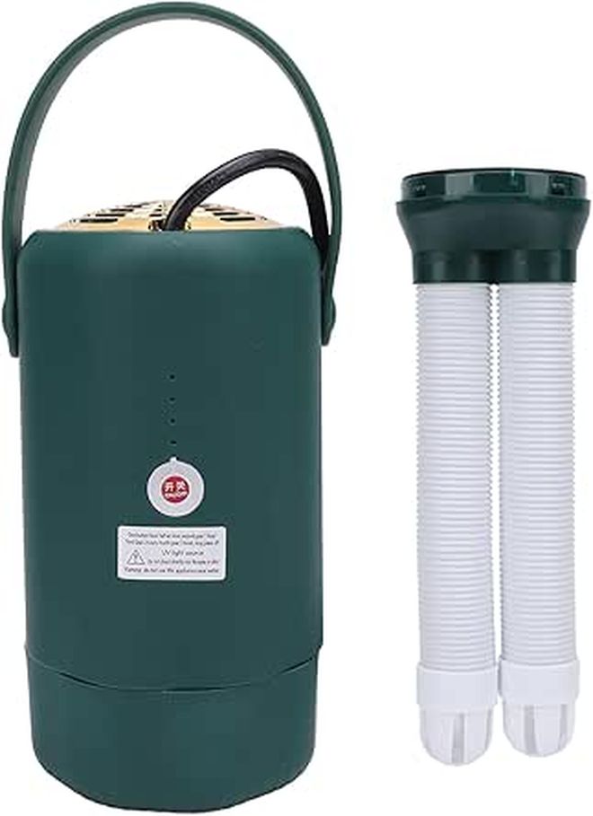 Portable Shoe Sock Dryer 2 Drying Ways 4 Speeds Lightweight Travel ABS Material Green - Image 1
