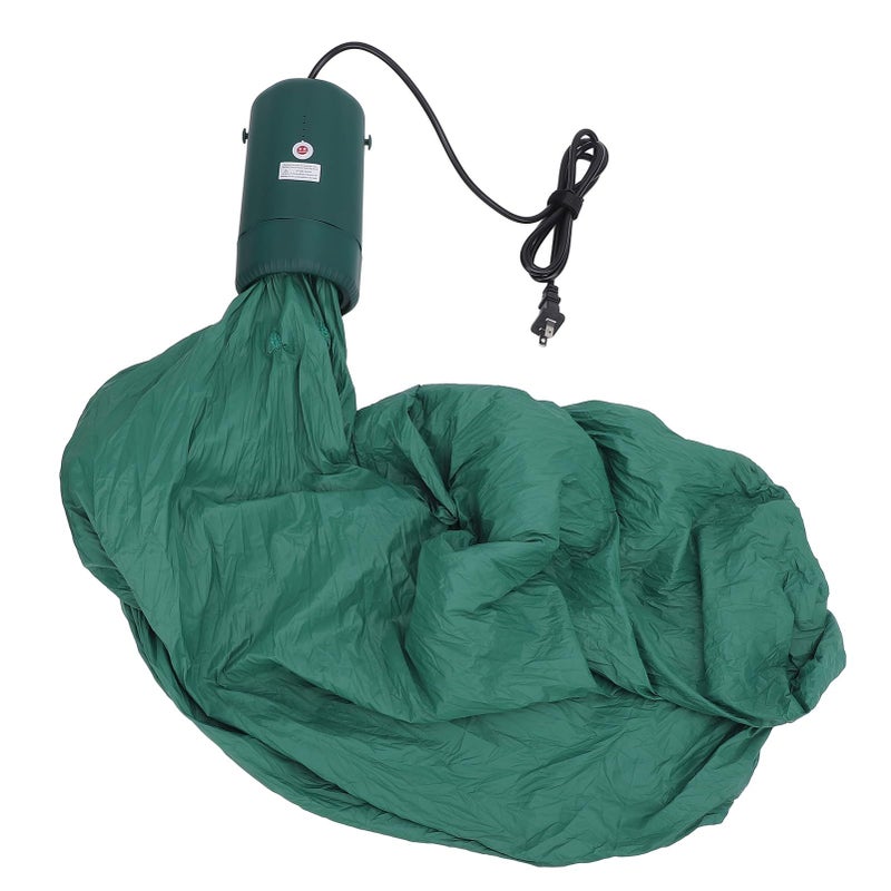 Portable Shoe Sock Dryer 2 Drying Ways 4 Speeds Lightweight Travel ABS Material Green - Image 3