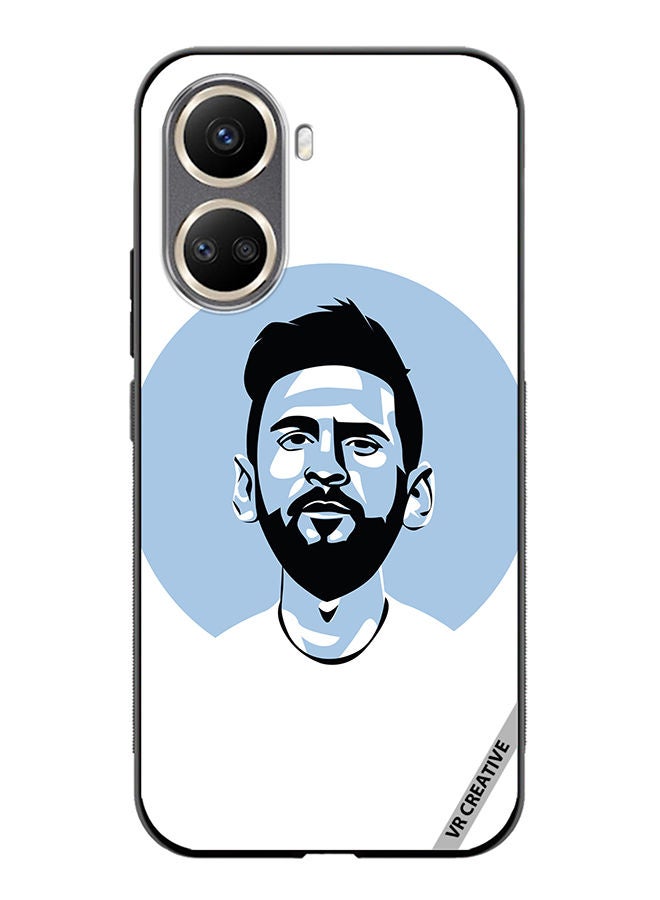 VR CREATIVE Protective Case Cover For Huawei Nova 10 SE Lionel Messi Vector Design Multicolour - Image 1