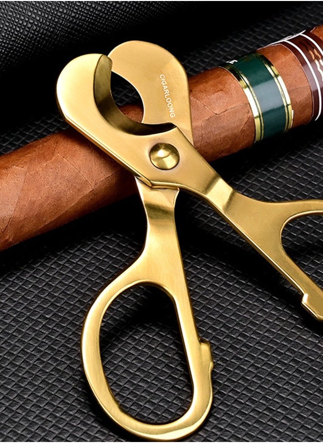 Cigar Luxury feeling Stainless Steel Cutter 0.12kg Gold  - Image 4