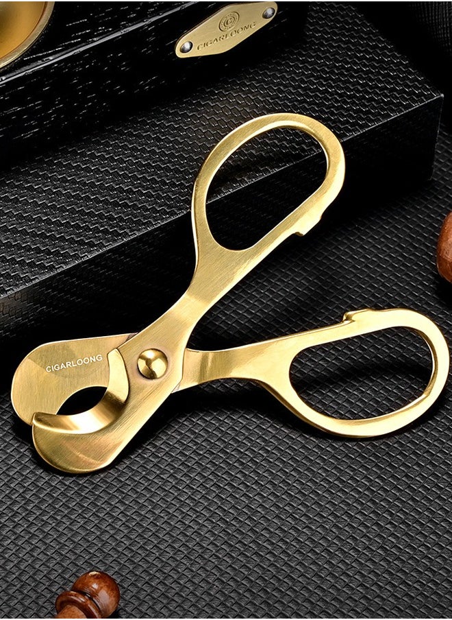 Cigar Luxury feeling Stainless Steel Cutter 0.12kg Gold  - Image 5