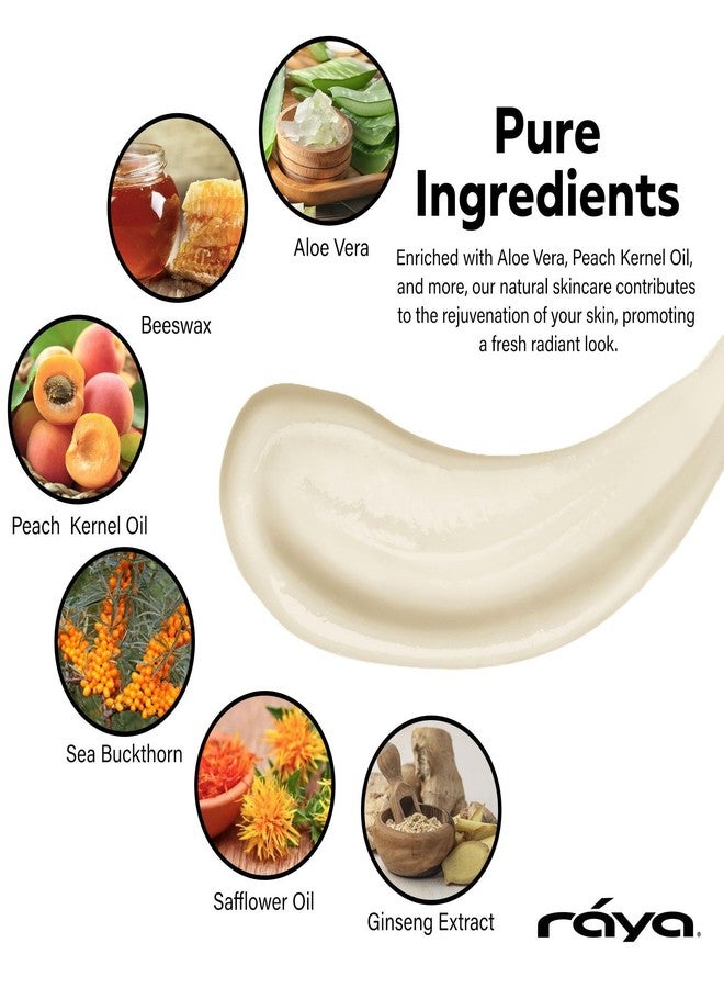 Raya كريم الليل الحيوي الفعال من رايا سبا | مرطب للوجه مضاد للشيخوخة لاستعادة العمق | شد وإصلاح التجاعيد | عناية ليلية للوجه لتجديد اللون ونوم الجمال | كريم متجدد غير دهني - Image 2