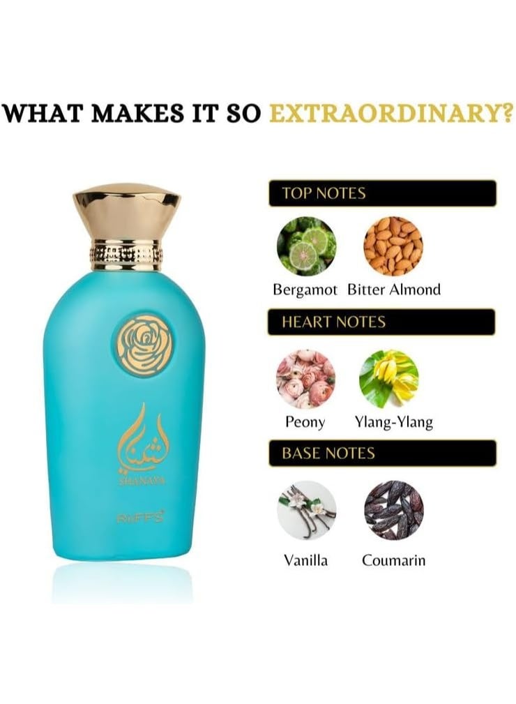 RiiFFS Shanaya Perfume For Women | Long-Lasting Eau De Parfum | Floral, Fruity Fragrance Suits Every Mood, 100ml - Image 2