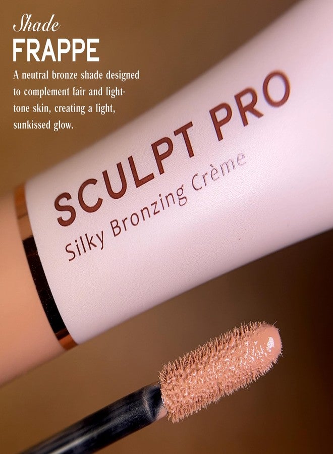 JUST GOLD Justgold Sculpt Pro Silky Bronzing Creme Contour Suitabe for All Skin Types Full Coverage and Waterproof (Frappe #01) - Image 2